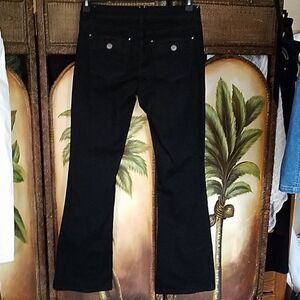 WHBM 31 inseam Black euc jeans